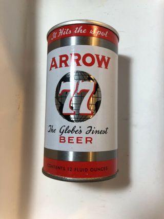 Arrow 77 Beer 12oz Pull Top Can Globe Brewing Baltimore,  Md Usbc 35 - 27