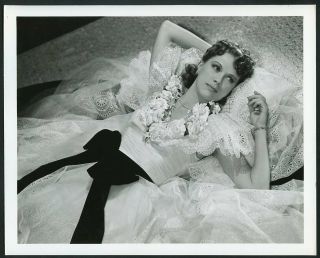 Eleanor Powell In Dress Vintage 1939 Mgm Portrait Dblwt Photo