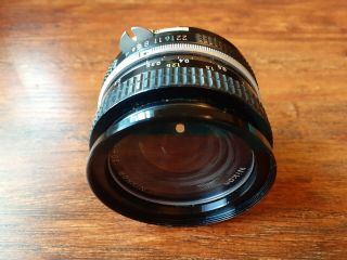 Nikon Nikkor 20 Mm 1:4 Camera Lens Vintage Lens Vivitar Skylight Collectible