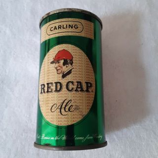 Solid Carling Red Cap Ale To Ft Beer Can Cleveland,  4 Cities