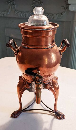 Vintage Copper Percolator / Coffee Pot With Spout