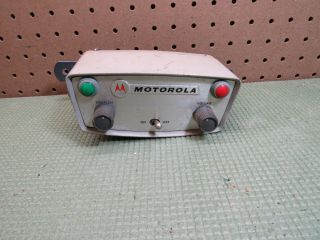 Vintage Motorola Tcn6001ae Control Head Adam 12 Police Fire Dragnet 2 - Way 1961