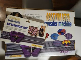 Vintage Bond Incredible Sweater Machine Knitting Machine & Extension Kit