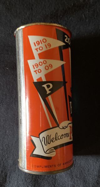 Budweiser Princeton Class Of 1928 Reunion Beer Can Drinking Cup