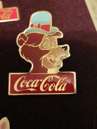 1986 Ernest Coca Cola 15th Anniversary Pin Walt Disney World Bear Country Pin