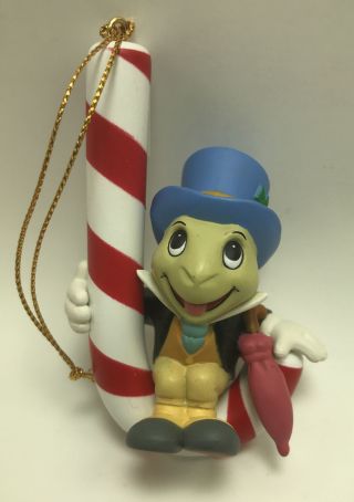 Vintage Grolier Disney Christmas Ornament Jiminy Cricket (approx 3.  5”)