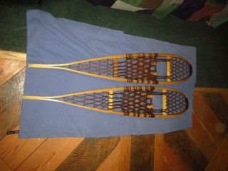 Vintage Ll Bean " The Maine Snowshoes ",  56 By 10 Inches,  For Use Or Decoration