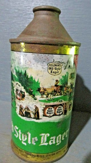 Heileman`s Old Style Cone Top Beer Can - [read Description] -