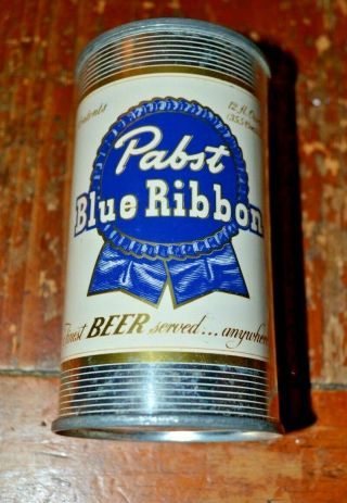 Pabst Blue Ribbon Beer 2 Panel Flat Top Beer Can Vanity Lid