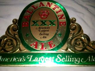 Vintage Ballantine Ale Xxx Beer Sign " America 