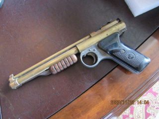 Awesome Benjamin Franklin Air Pellet Rifle Pistol Gun Brass Vintage 132 (20k3)