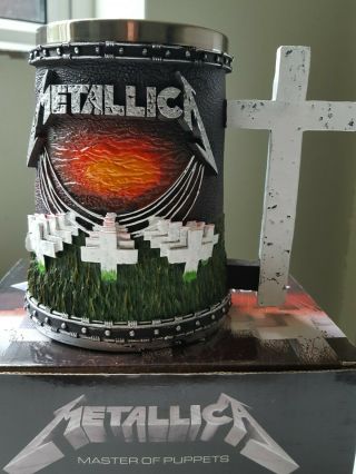 Metallica Master Of Puppets Tankard Officially Licensed By Nemesis Now 14.  5cm