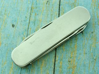Vintage Victorinox Executive Stainless Steel Ss Folding Pocket Knife Knives