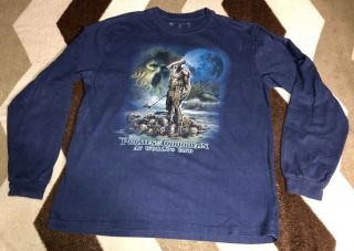 Vintage Pirates Of The Carribean At Worlds End Long Sleeve T - Shirt Sz M