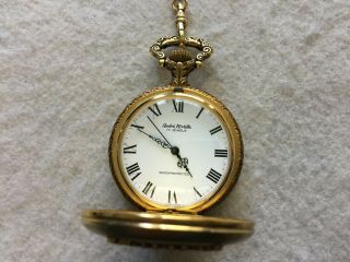Swiss Made Andre Rivalle 17 Jewels Vintage Mechanical Wind Up Pocket Watch