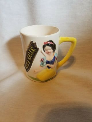 Vintage Walt Disney Productions Snow White Seven Dwarfs Ceramic Mug