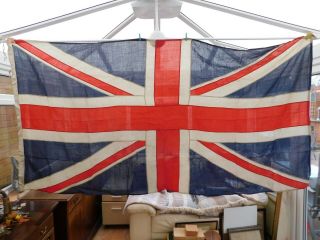 Vintage English Great Britain British United Kingdom Large Union Jack Flag