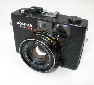 Vintage Konica Auto S3 35mm Compact Camera W/ 38mm F1.  8 Lens