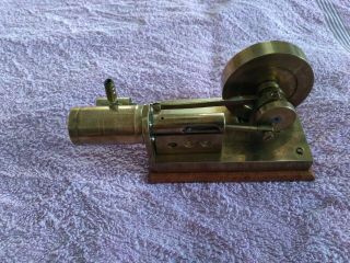 Vintage Brass Toy Model Steam Engine 2