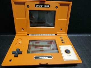 Vintage Handheld Game & Watch Nintendo Donkey Kong Multi Screen Model Dk - 52 C202