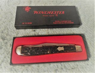 Winchester 2904 2 Blade Pocket Knife C.  1987 Usa Made