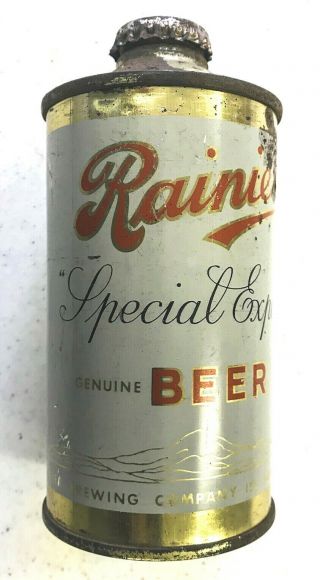 Rainier Special Export Beer - - Cone Top Can W/cap