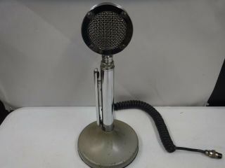 Vintage Astatic Lollipop D - 104 Microphone Chrome T - Ug8 Stand Base 4 - Pin