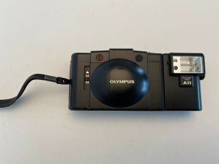 Olympus Xa2 35 Mm Camera With A11 Flash Vintage