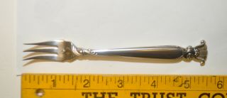Wallace Romance Of The Sea Sterling Silver Seafood / Cocktail Fork 5.  5 " No Mono
