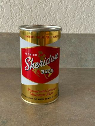 Sheridan Flat Top Beer Can - Empty No Contents - Pueblo,  Co