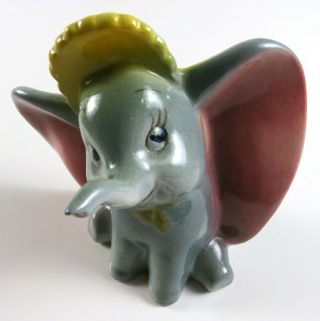 Vintage Disney Baby Dumbo Ceramic Figurine By American Pottery Co.