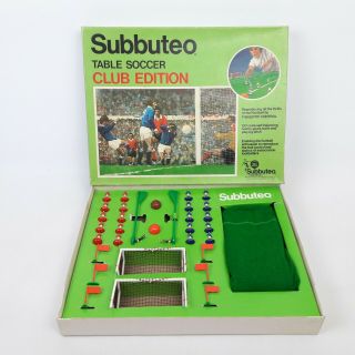 Subbuteo Club Edition Vintage Table Football Set Boxed Soccer Game Zombies S6