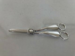 Quality Silver Plated Grape Scissors 6.  75 " Long (gs 666a) A & D