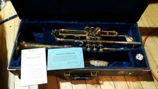 1957 Vintage H&a Selmer Bundy Trumpet With Hard Case & Mouth Piece,