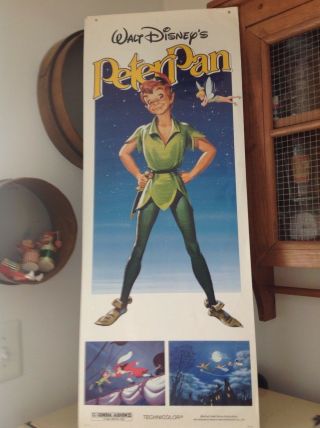 Lithograph 1952 Disney Peter Pan Movie Poster