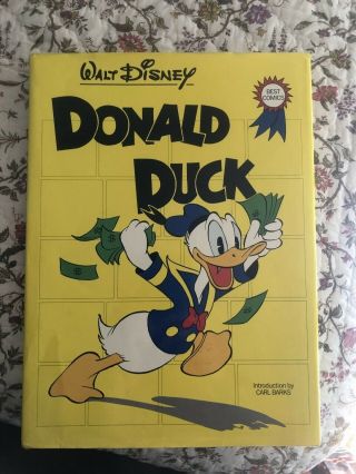 Vintage 1978 Walt Disney Donald Duck Best Comics Hardcover Book By Carl Barks Hc