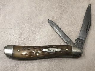 Vintage 1920/40 Case Xx 2 Blade Jigged Bone Handles Pocket Knife