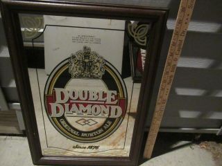 Double Diamond Burton Ale Vintage 20 Inch Mirror