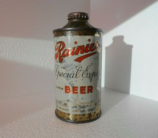 Rainier " Special Export " Beer Low - Profile Can - Indoor - 2/26/1938 - S.  F. ,  Ca