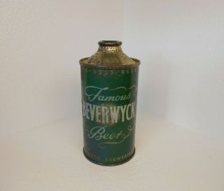 Beverwyck " Famous Beer " Low - Profile Can - Irtp - Albany,  Ny