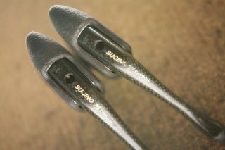 Vintage Japanese Sugino 75 carbon fiber brakes brake levers lever set 2