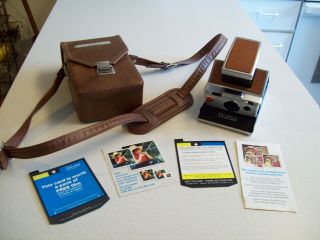 Vtg Polaroid Sx - 70 Land Camera W/case -