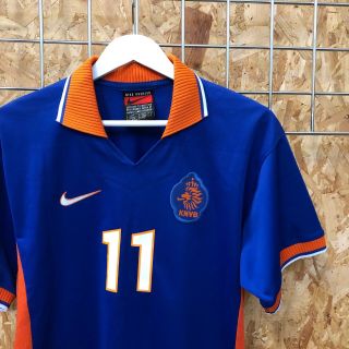 Vintage Netherlands Nike Away Shirt 1997/1998 M Medium 11 Cocu Holland