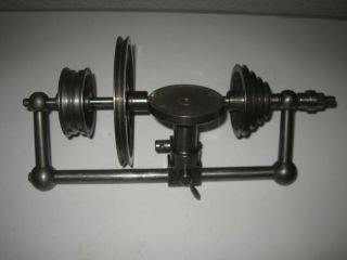 Vintage Watchmakers Lathe Countershaft Pulleys Machinist