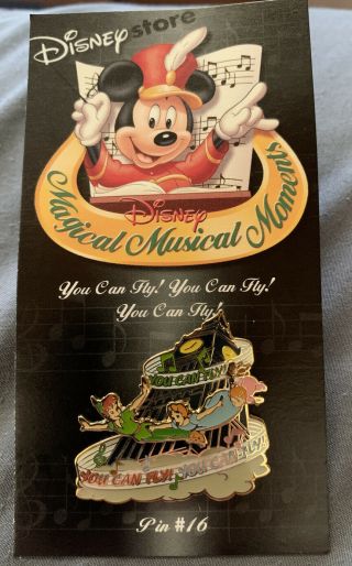 Disney Magical Musical Moments 16 Peter Pan Wendy And Michael You Can Fly Pin
