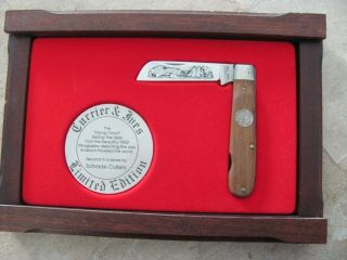 Schrade Limited Edition Currier And Ives Flying Cloud Sailing Seas Knife
