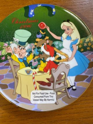 Christmas In Woderland 1996 Disney Collector Plate