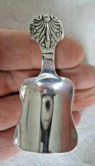 Fine George V 1936 Solid Silver Tea Caddy Spoon
