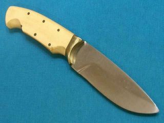 Vintage Custom Micarta Drop Point Hunting Skinning Survival Knife Knives Bowie