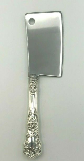 Buttercup By Gorham Sterling Silver Cheese Cleaver 6.  5 "